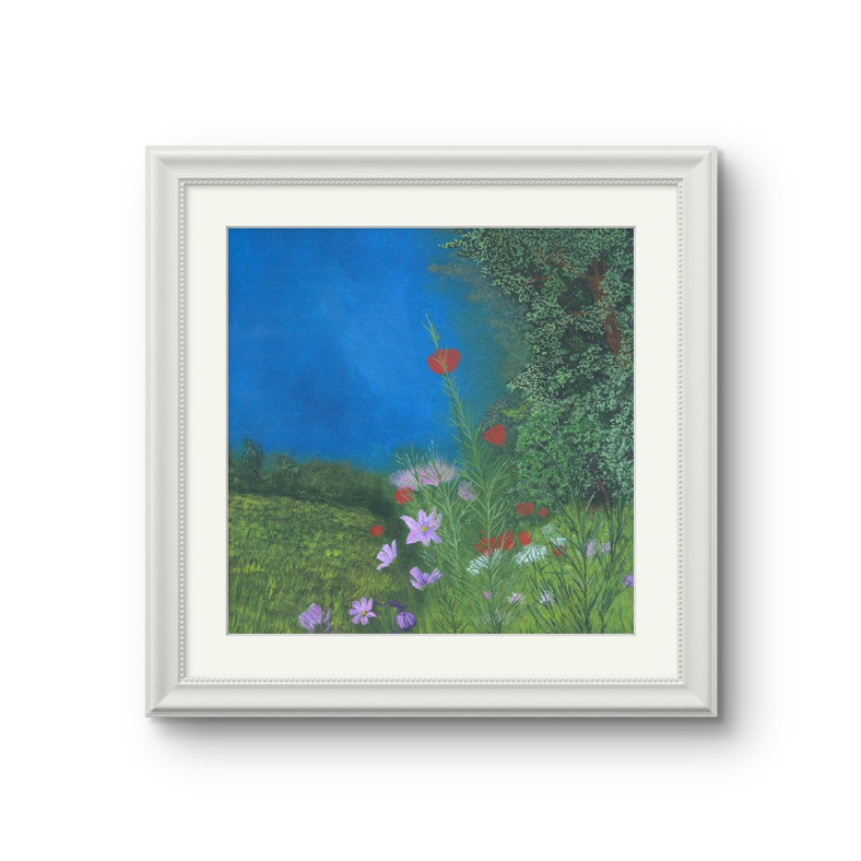 Spring Walk 16 x 16" - Acrylic on Canvas