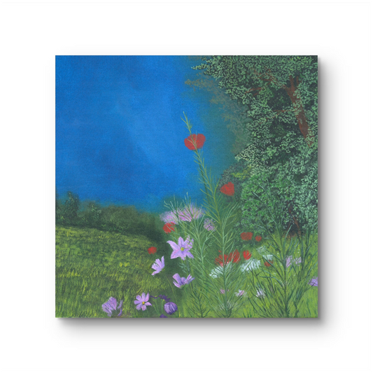 Spring Walk 16 x 16" - Acrylic on Canvas